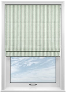 Ravelle Stripe, Breeze Blue - Roman Blind